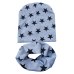 Autumn Winter Children Beanies Cap Scarf Cotton Baby Hat Star Print Boys Girls Child Toddler Skullies Cap Crochet Kids Hat Scarf