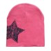 Autumn Winter Children Beanies Cap Scarf Cotton Baby Hat Star Print Boys Girls Child Toddler Skullies Cap Crochet Kids Hat Scarf