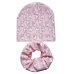 Autumn Winter Cotton Baby Hat Scarf Set Animal Print Children Hats Baby Girls Hat Baby Boys Neck Scarf Collar Kids Beanie Cap