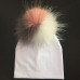 Baby Cotton Hat Girl Boy 0-2Years Newborn Hat Kids Pom Pom Hat For Children Warm White Black Grey Pink bonnet Autumn Winter Cap