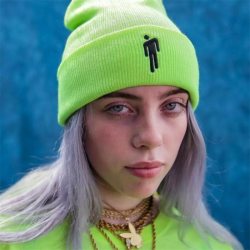 Billie Eilish Beanies Winter Hats for Woman Little Man's Embroidery Knitted Caps Man Autumn Hat Female Hip-hop Beanie Bonnet