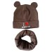 Boys Girls Cotton Solid Cap Soft Warm Cartoon Children Hat Cute Ears Design Spring Autumn Baby Kids Skullies Beanies Accessories