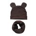 Boys Girls Cotton Solid Cap Soft Warm Cartoon Children Hat Cute Ears Design Spring Autumn Baby Kids Skullies Beanies Accessories