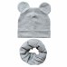 Boys Girls Cotton Solid Cap Soft Warm Cartoon Children Hat Cute Ears Design Spring Autumn Baby Kids Skullies Beanies Accessories