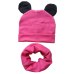 Boys Girls Cotton Solid Cap Soft Warm Cartoon Children Hat Cute Ears Design Spring Autumn Baby Kids Skullies Beanies Accessories