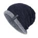 Boys Men Winter Hat  Knit Scarf Cap Warm Fur Skullies Beanie Bonnet Hat  Fleece dad cap Wool Hat Knitting gorros hombre invierno