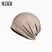 Brand NUZADA Solid Color Unisex Men Women Skullies Beanies Hedging Cap Knit Knitted Cotton Double Layer Fabric Caps Bonnet Hat