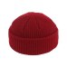 Brimless Hats Hip Hop Beanie Skullcap Street Knitted Hat Women Men Acrylic Unisex Casual Solid Pumpkin Portable Melon Cap