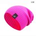 Cotton Hip Hop Beanies For Girl Winter Cap ADK  Warm Knitted Hat Men Unisex Winter Hat Candy Color Autumn Outdoor Wool Cap