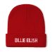 Embroidery Billie Eilish Beanie Hat Women Men Knitted Warm Winter Hats For Women Men Solid Hip-hop Casual Cuffed Beanies Bonnet