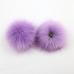 False Hairball Hat Ball Pom Pom Handmade DIY Artificial Wool Ball Wholesale Cap Accessories Faux Fox Fur PomPom With Buckle