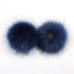 False Hairball Hat Ball Pom Pom Handmade DIY Artificial Wool Ball Wholesale Cap Accessories Faux Fox Fur PomPom With Buckle