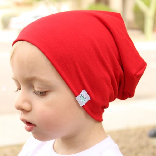 Fashion Cute Solid Knitted Cotton Hat Beanies For Newborn Baby Children Autumn Winter Warm Earmuff Colorful Crown Caps Skullies