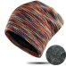 Hat men's double thick warm caps women's patch rock pile hat ear protector cap