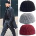 Men Knitted Hat Beanie Skullcap Sailor Cap Cuff Brimless Retro Navy Style Beanie Hat New