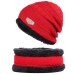 Men beanies knit hat winter scarf knitted hat caps mask warm baggy winter hats for men women skullies beanies hats T024