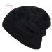 Men's winter hat 2019 fashion knitted black hats Fall Hat Thick and warm and Bonnet Skullies Beanie Soft Knitted Beanies Cotton