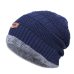 Men's winter hat 2019 fashion knitted black hats Fall Hat Thick and warm and Bonnet Skullies Beanie Soft Knitted Beanies Cotton