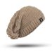 New True Letter Winter Hat Long Size Knitted Cap High Quality Casual Beanies For Men & Women Solid Bonnet Cap