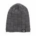 New Unisex Fleece Lined Beanie Hat Knit Wool Warm Winter Hat Thick Soft Stretch Hat For Men And Women Fashion Skullies & Beanie