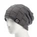 New Unisex Fleece Lined Beanie Hat Knit Wool Warm Winter Hat Thick Soft Stretch Hat For Men And Women Fashion Skullies & Beanie