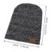 New Unisex Hat URGENTMAN Casual Beanies For Men Women Hip-hop Knitted Winter Hat Male Acrylic Crochet Ski Beanie Hat Female Cap