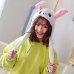 Newly Cute Bunny Plush Hat Funny Playtoy Ear Up Down Rabbit Gift Toy for Kids Girls Girlfriend