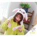 Newly Cute Bunny Plush Hat Funny Playtoy Ear Up Down Rabbit Gift Toy for Kids Girls Girlfriend