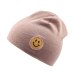 Plain Knitted Cotton Skullies Beanies For Kid Children Embroidery Crown Hat Cap Girls Boys Spring Autumn Outdoor Caps