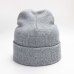 Plain Knitted Hat Winter Cap Women's Polyester Soft Unisex Bonnet Hat Female Casual Hip Hop Skullies Beanies Men Autumn Beanies