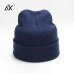 Plain Knitted Hat Winter Cap Women's Polyester Soft Unisex Bonnet Hat Female Casual Hip Hop Skullies Beanies Men Autumn Beanies