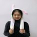 Rabbit Hat with Moving Ears Bunny Hat Ears Warm Plush Sweet Cute Airbag Cap