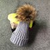 Winter Brand Female Fur Pom Poms hat Winter Hat For Women Girl 's Hat Knitted Beanies Cap Hat Thick Women Skullies Beanies