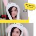 free ship 2018 Fashion Moving Hat Rabbit Ears Plush Sweet Cute Airbag Cap 5 color can be choose