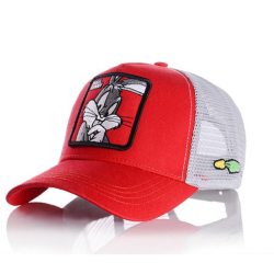 New Fashion Baseball Cap Women Men Breathable Mesh Caps Unisex Snapback Hat Embroidery Animals Hip Hop Hat Bone