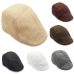 New Fashion Casual Hat Golf Newsboy Classic Wool Cap New Herringbone Duckbill Ivy WML99