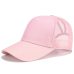 2018 Glitter Ponytail Baseball Cap Women Snapback Dad Hat Mesh Trucker Caps Messy Bun Summer Hat Female Adjustable Hip Hop Hats