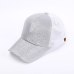 2018 Glitter Ponytail Baseball Cap Women Snapback Hat Summer Messy Bun Mesh Hats Casual Adjustable Sport Caps Drop Shipping