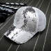 2019 Glitter Ponytail Baseball Cap Messy Bun Dad Hats For Women Sequins Shine Summer Mesh Trucker Hat Snapback Hip Hop Caps