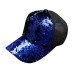 2019 Glitter Ponytail Baseball Cap Messy Bun Dad Hats For Women Sequins Shine Summer Mesh Trucker Hat Snapback Hip Hop Caps