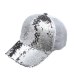 2019 Glitter Ponytail Baseball Cap Messy Bun Dad Hats For Women Sequins Shine Summer Mesh Trucker Hat Snapback Hip Hop Caps