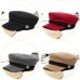 2019 Trend Winter Hats For Women French Style Wool Baker's Boy Hat New Cool Women Baseball Cap Black Visor Hat Gorras Casquette