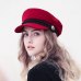 2019 Trend Winter Hats For Women French Style Wool Baker's Boy Hat New Cool Women Baseball Cap Black Visor Hat Gorras Casquette