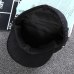 Aproms Black Lace Lined Captain Hat Casual Rope Flat Caps Autumn Winter Cool Girls Festival Beret Hat Women Clothing Accessories