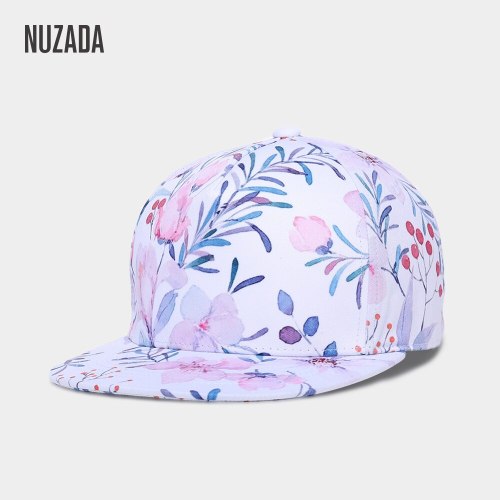 Brand NUZADA 3D Printing Caps Hats Spring Summer Small Fresh Flowers Women Baseball Cap Bone Cotton Adjustable  Snapback