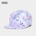 Brand NUZADA 3D Printing Caps Hats Spring Summer Small Fresh Flowers Women Baseball Cap Bone Cotton Adjustable  Snapback