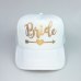 C&Fung Bride Tribe Bachelorette Snapback Trucker Hat Cap Team Bride gold letters Arrow bride to be bride tribe baseball hats