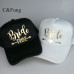 C&Fung Bride Tribe Bachelorette Snapback Trucker Hat Cap Team Bride gold letters Arrow bride to be bride tribe baseball hats