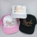 C&Fung SQUAD BRIDE TEAM BRIDE trucker hats basebal Caps for wedding party gold glitter pink mesh hats Summer style