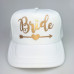 C&Fung SQUAD BRIDE TEAM BRIDE trucker hats basebal Caps for wedding party gold glitter pink mesh hats Summer style